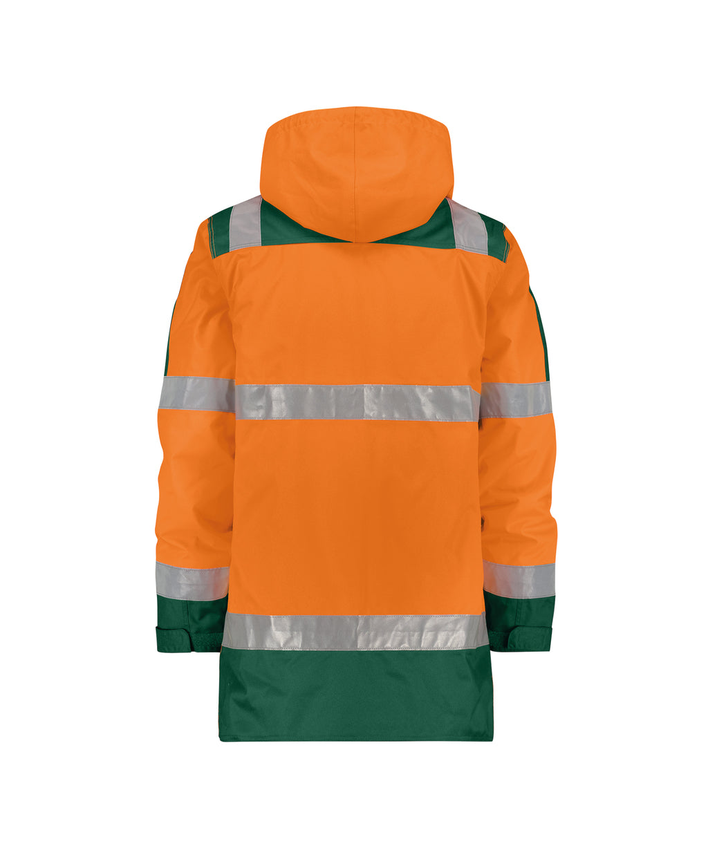 Fluo Orange/Bottle Green back