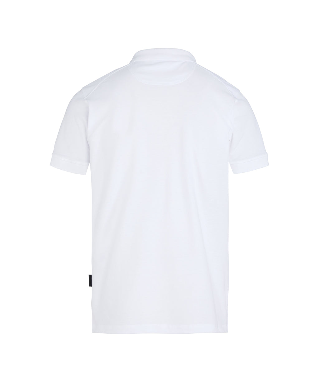 DASSY PRISTINE Polo shirt in White, back view