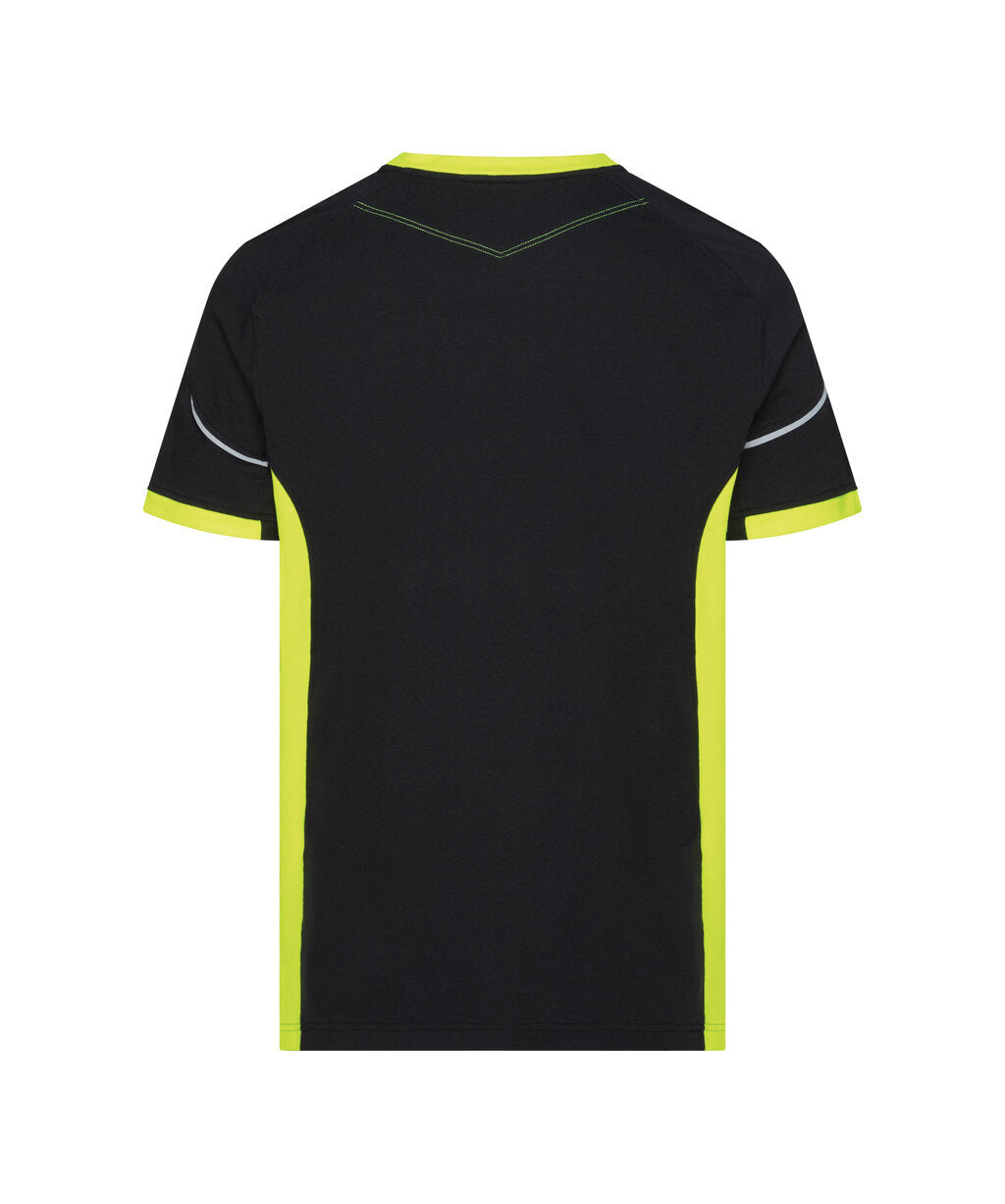 Black/Fluo Yellow back