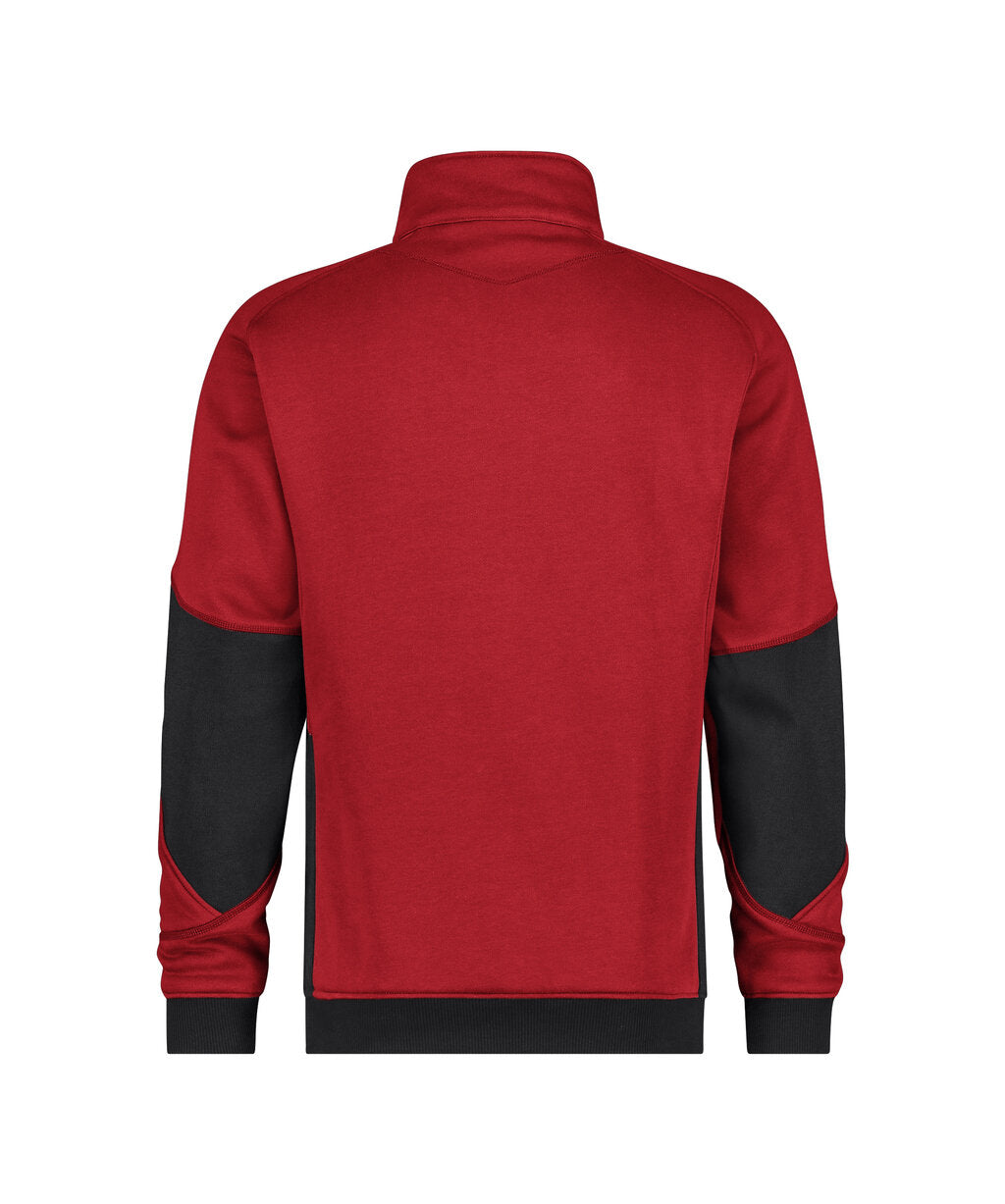 DASSY Velox Next Sweatshirt in Red/Black, back view