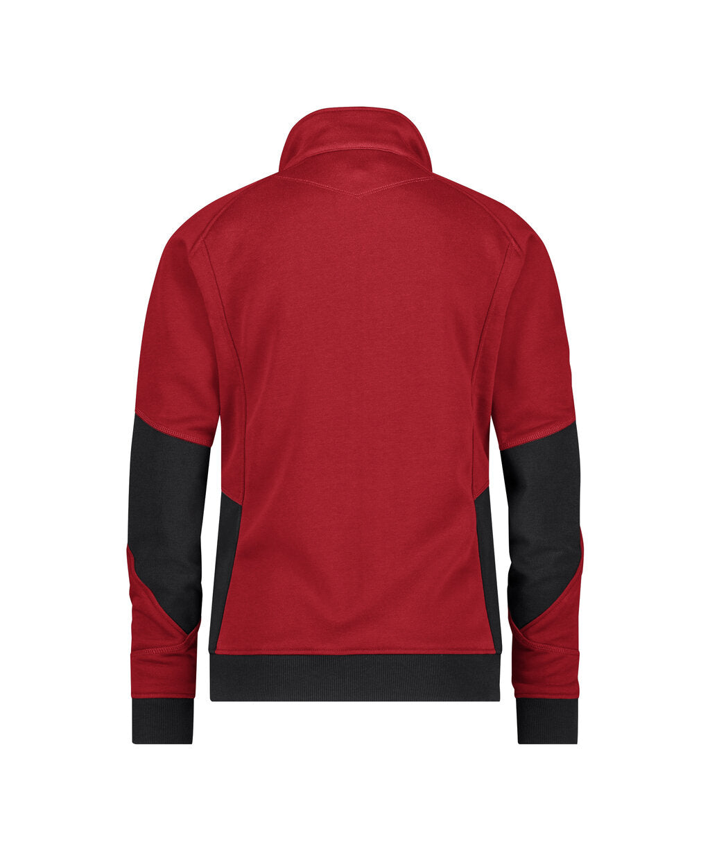 DASSY Velox Next Women Sweatshirt for women in Red/Black, back view