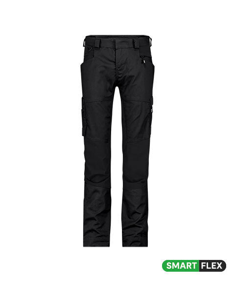 DASSY Helix Next Women Work trousers with stretch for women in Black, front view
