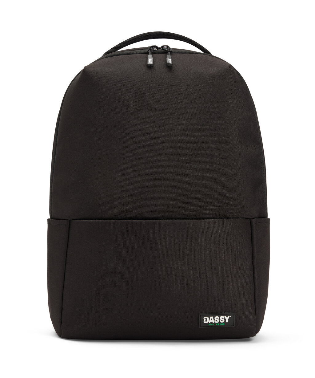 DASSY Jodie Backpack in Black, front view