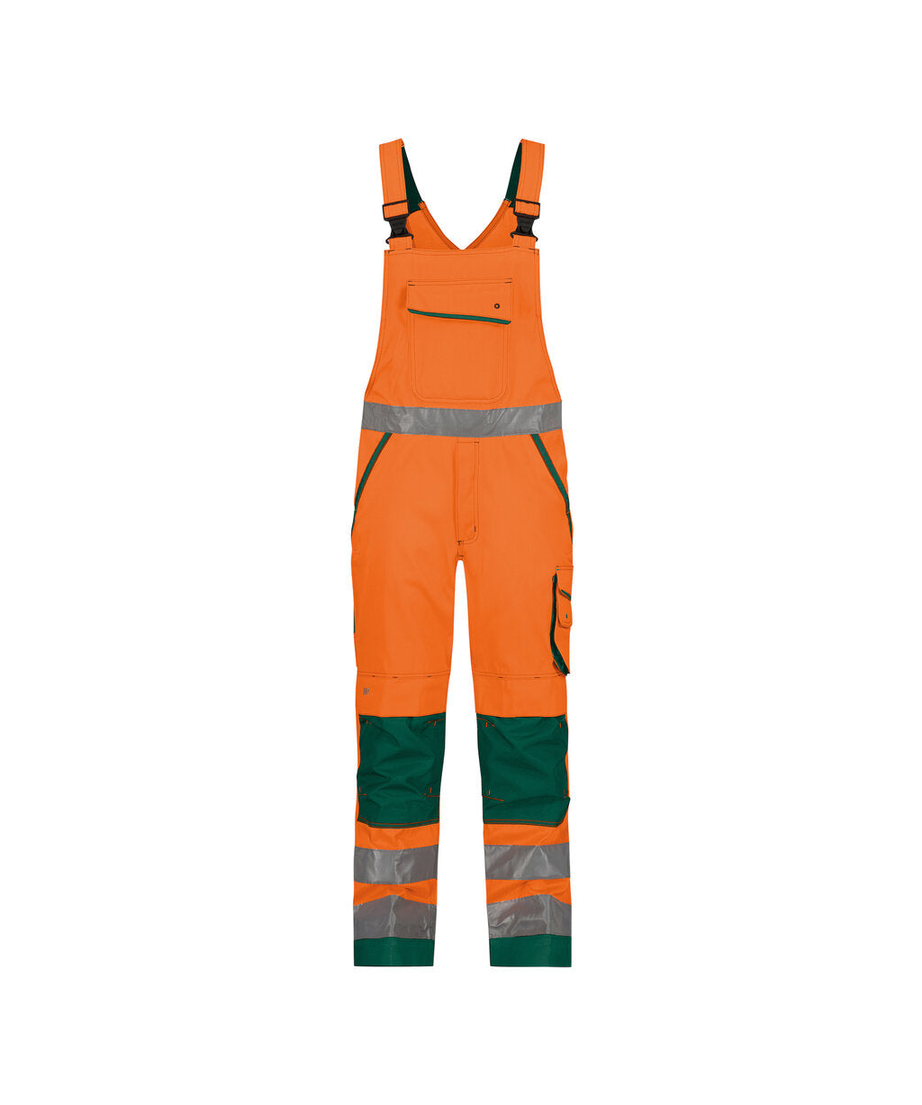 Fluo Orange/Bottle Green front