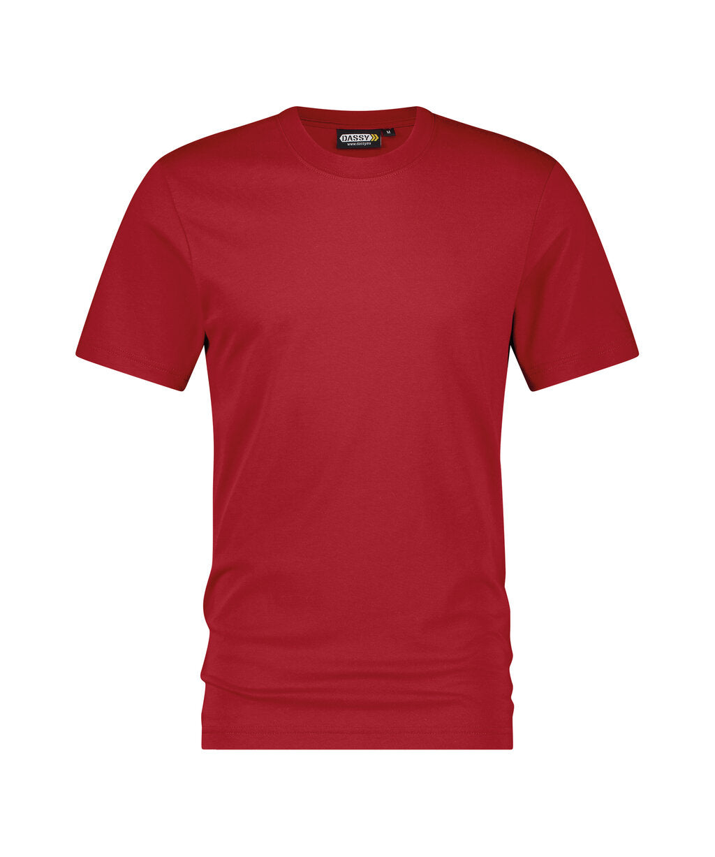 DASSY Oscar T-shirt in Red, front view