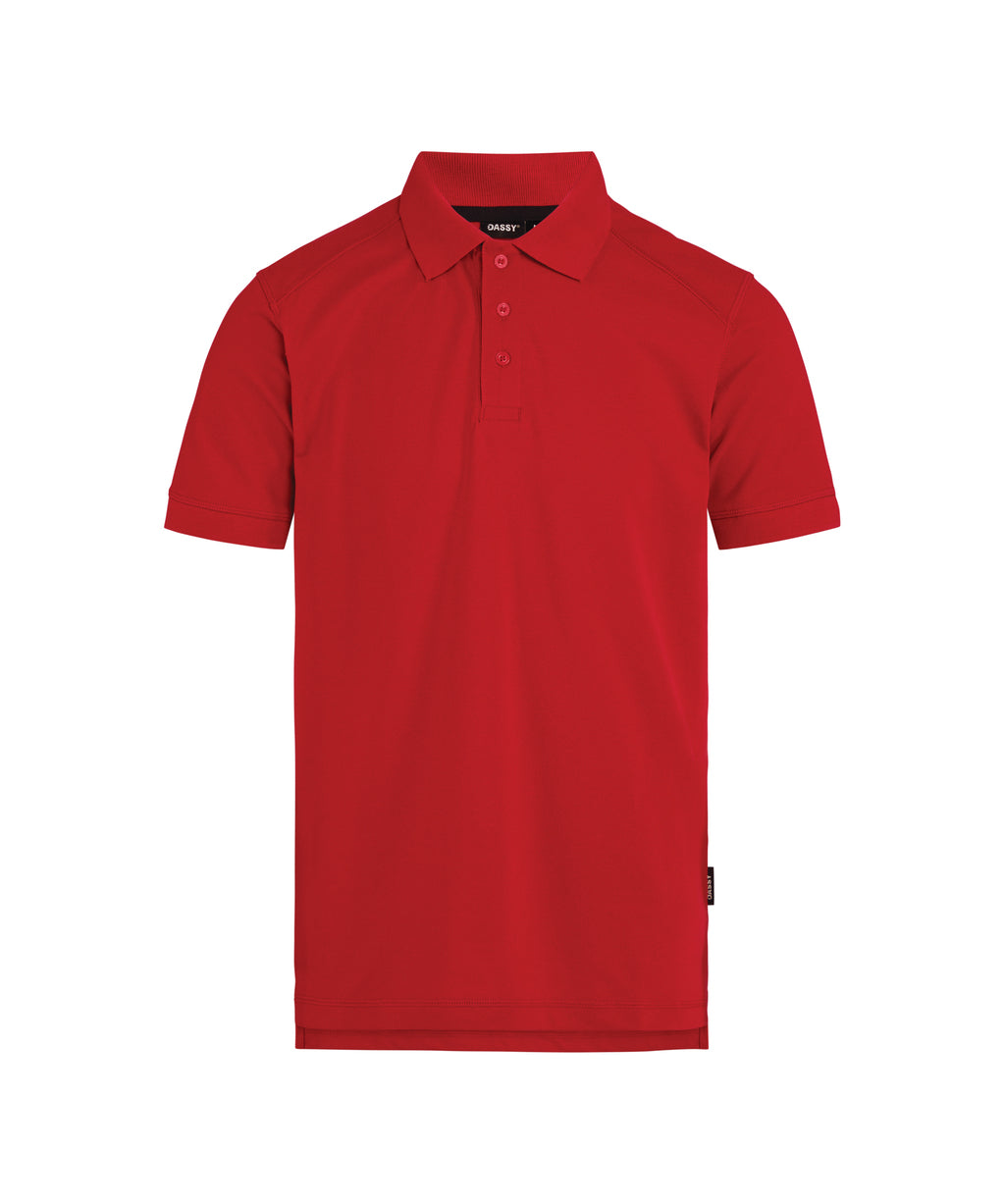 DASSY PRISTINE Polo shirt in Red, front view