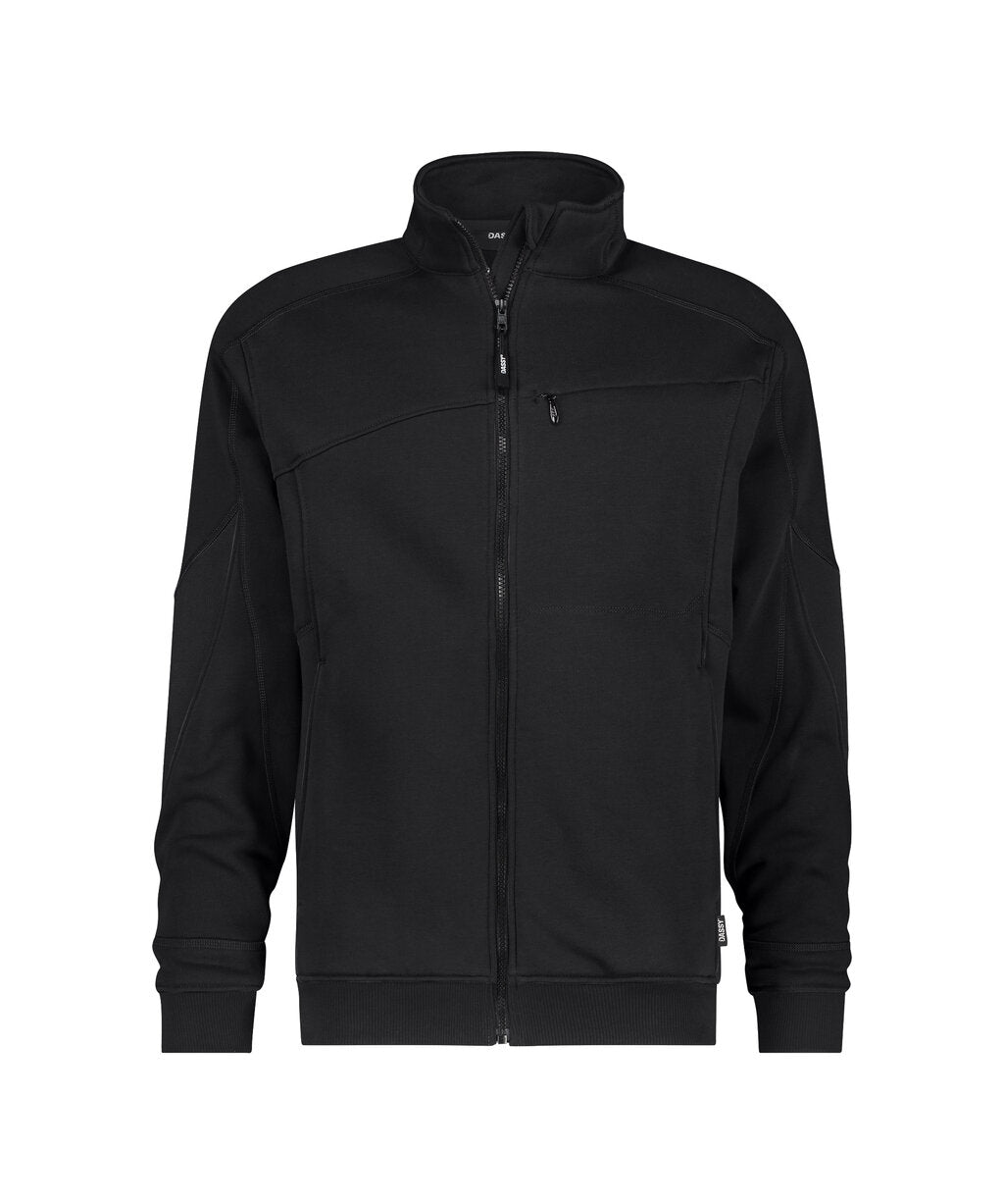 DASSY Velox Next Sweatshirt in Black, front view