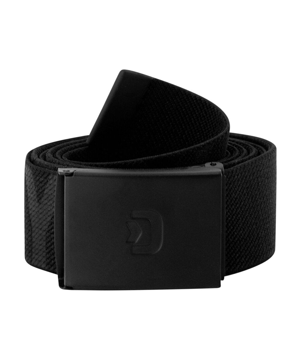 DASSY Xantus Stretch belt with print in Black, front view