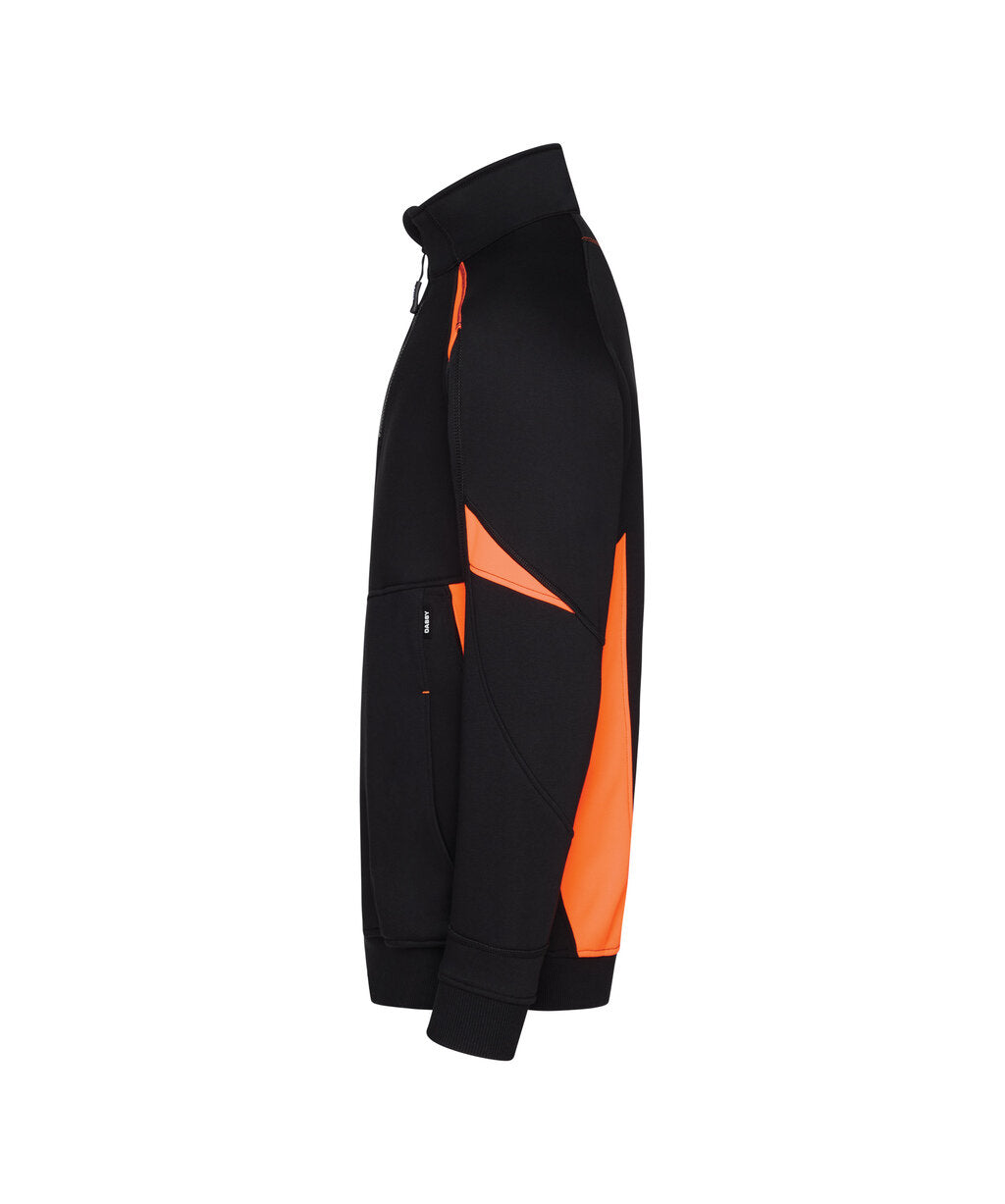Black/Fluo Orange side