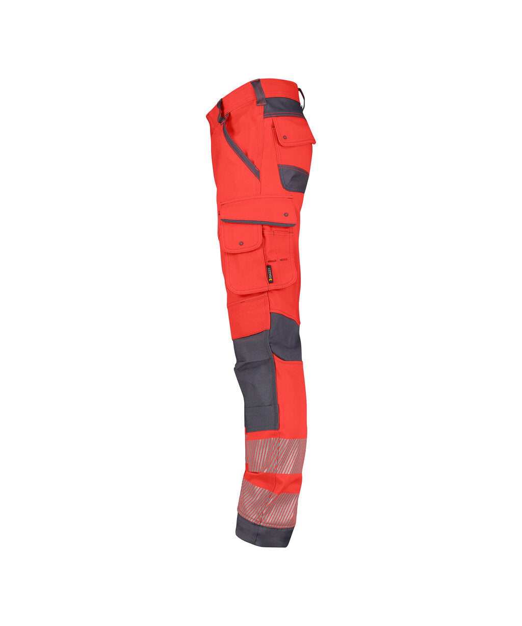 Fluo Red/Cement Grey side