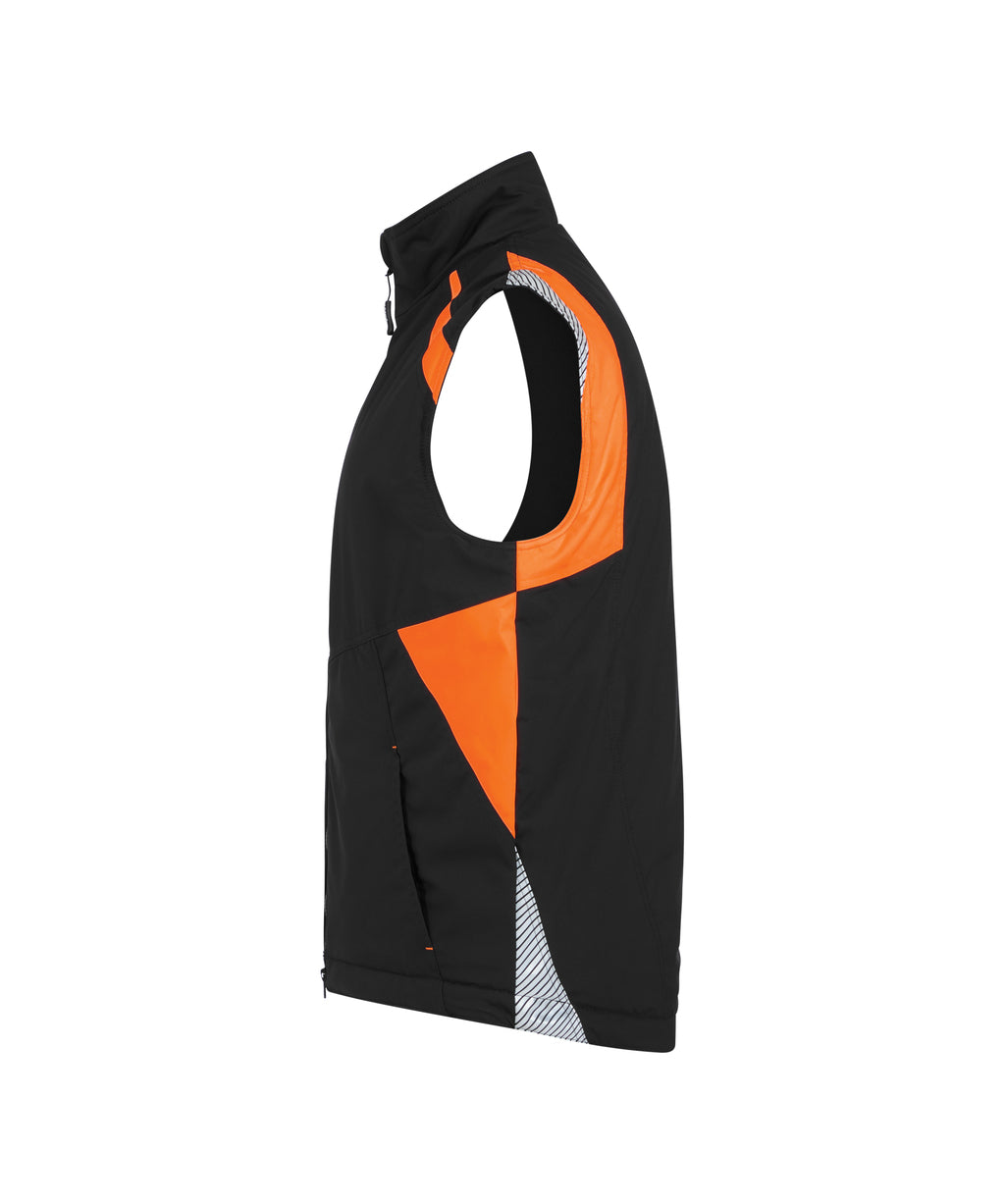 Black/Fluo Orange side
