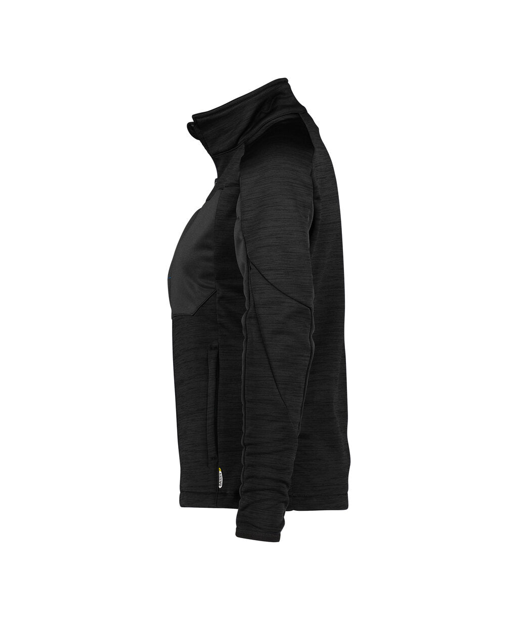 DASSY Convex Women Midlayer jacket for women in Black, side view