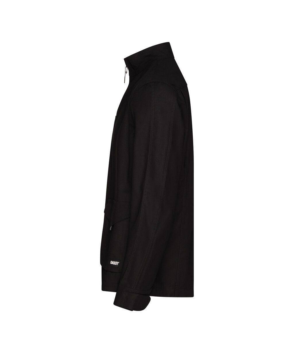 DASSY Foster Work jacket in Black, side view