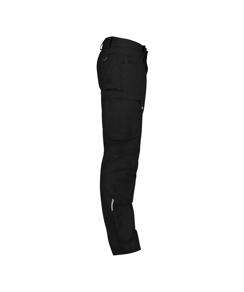 DASSY Jasper Work trousers with knee pockets in Black, side view