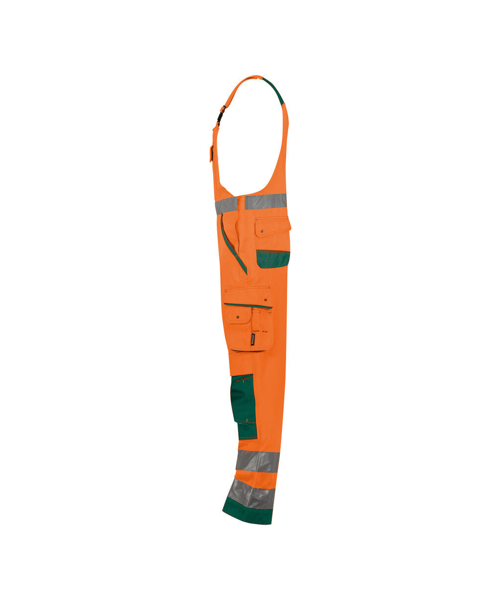 Fluo Orange/Bottle Green side