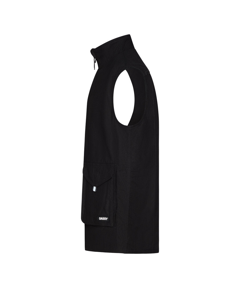 DASSY Morris Bodywarmer in Black, side view