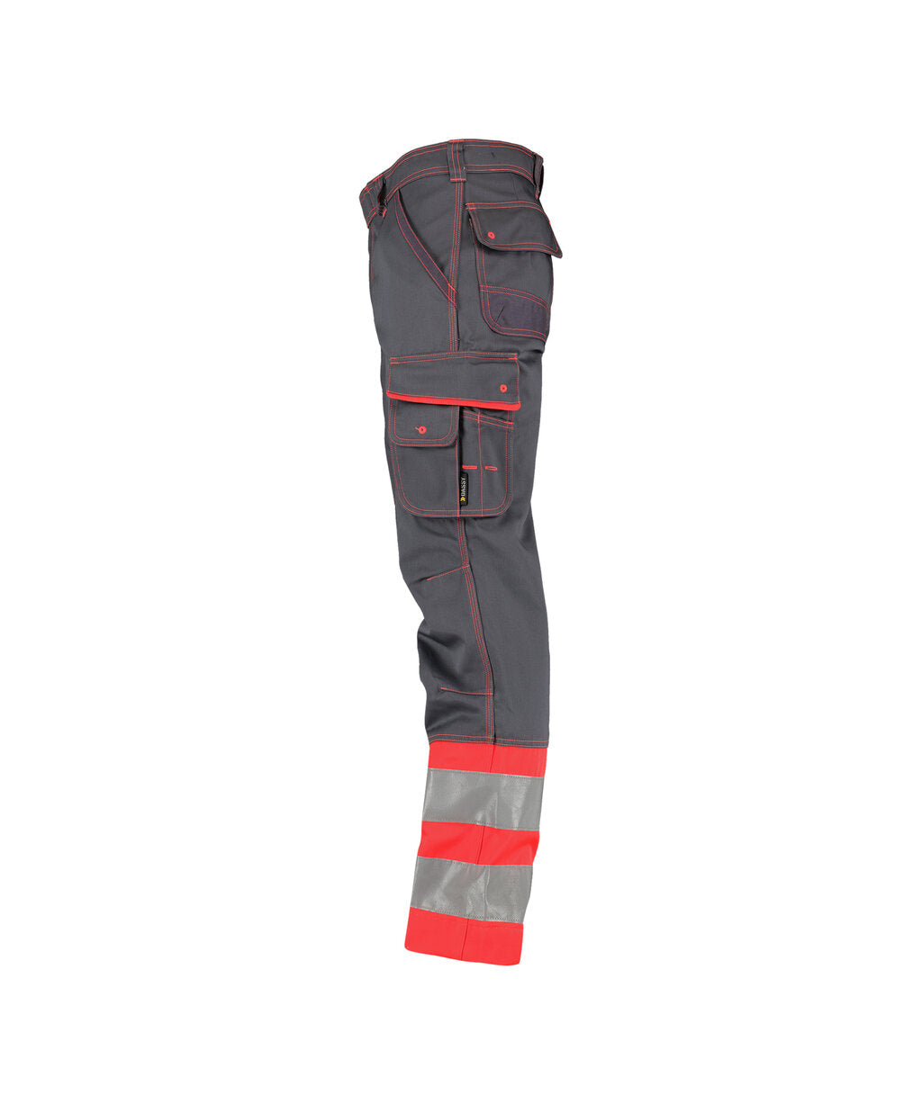 Cement Grey/Fluo Red side