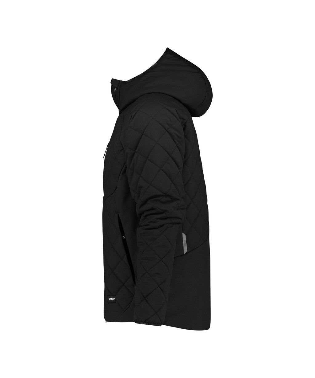 DASSY Tama Insulated jacket in Black, side view