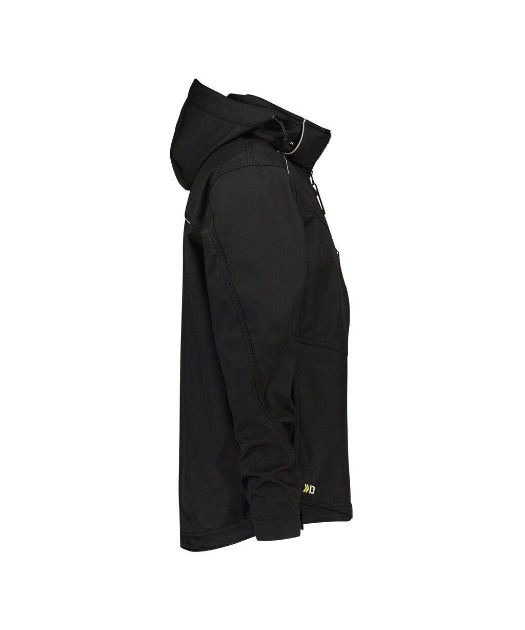 DASSY Tavira Softshell jacket in Black, side view