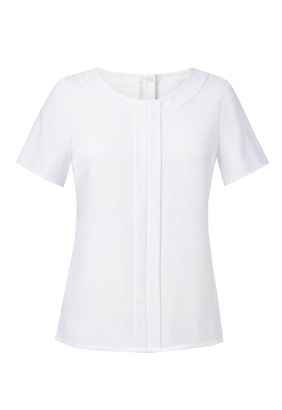 Brook Taverner Felina Blouse in White, main product image