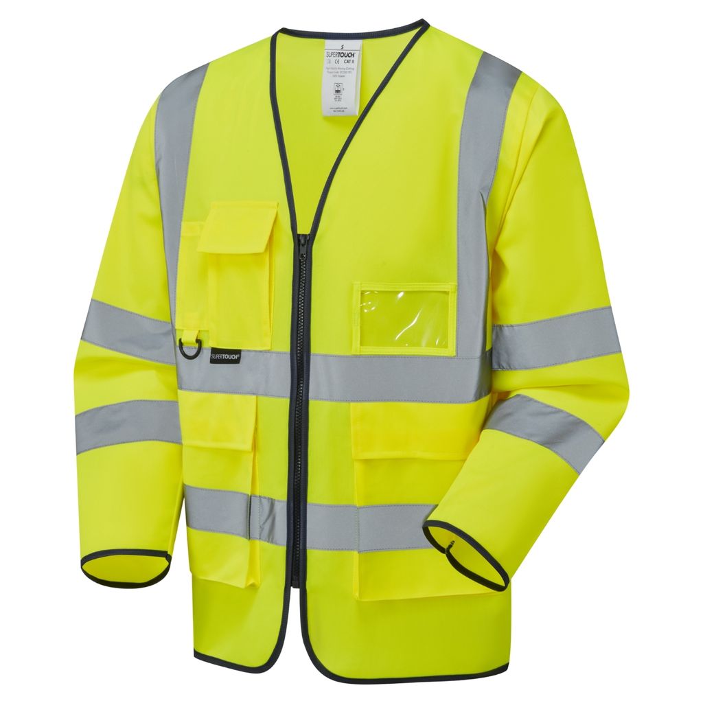 Supertouch Hi Vis Long Sleeved Executive Vest, image 2