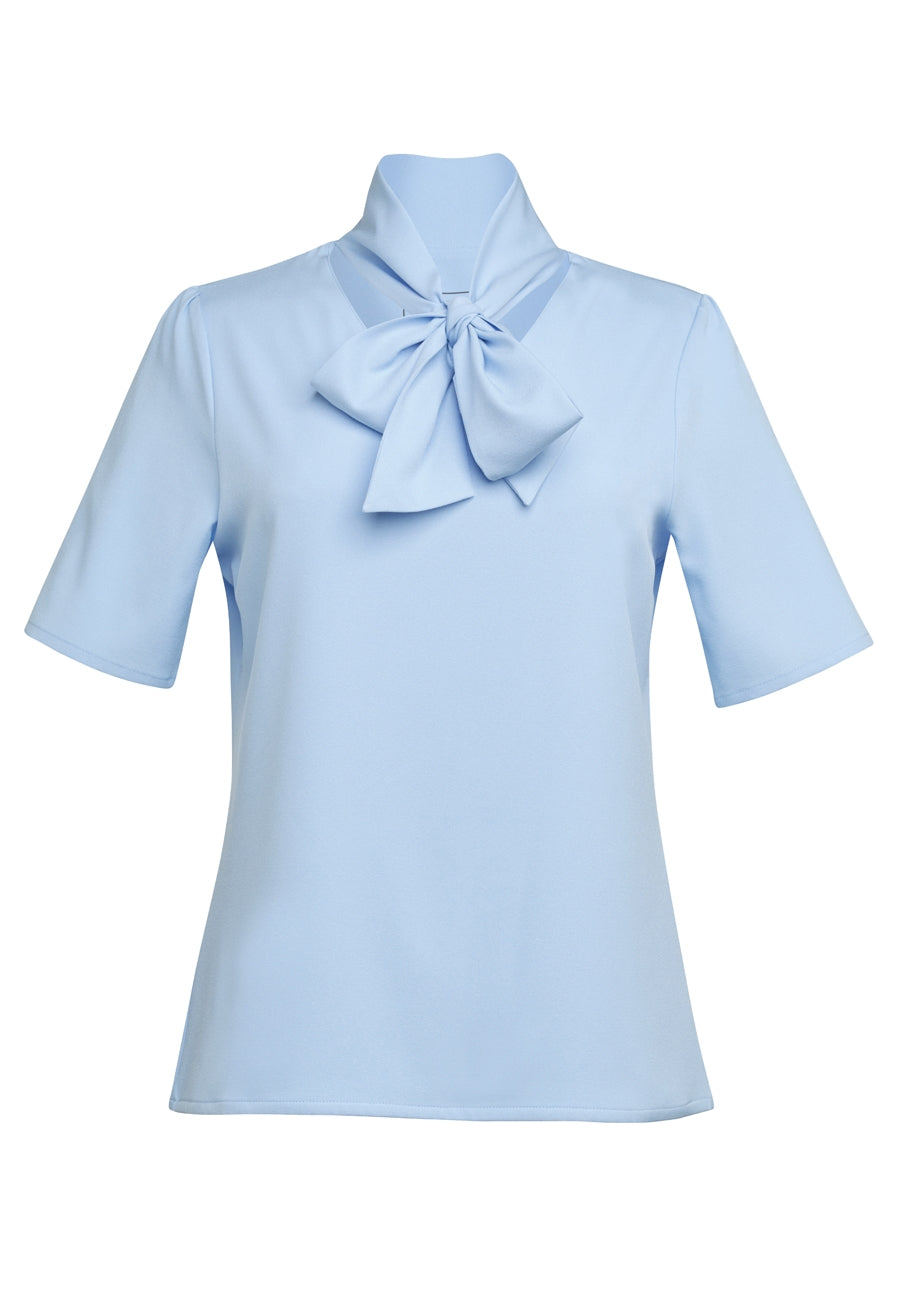 Brook Taverner Flavia Blouse in Sky Blue, image 2