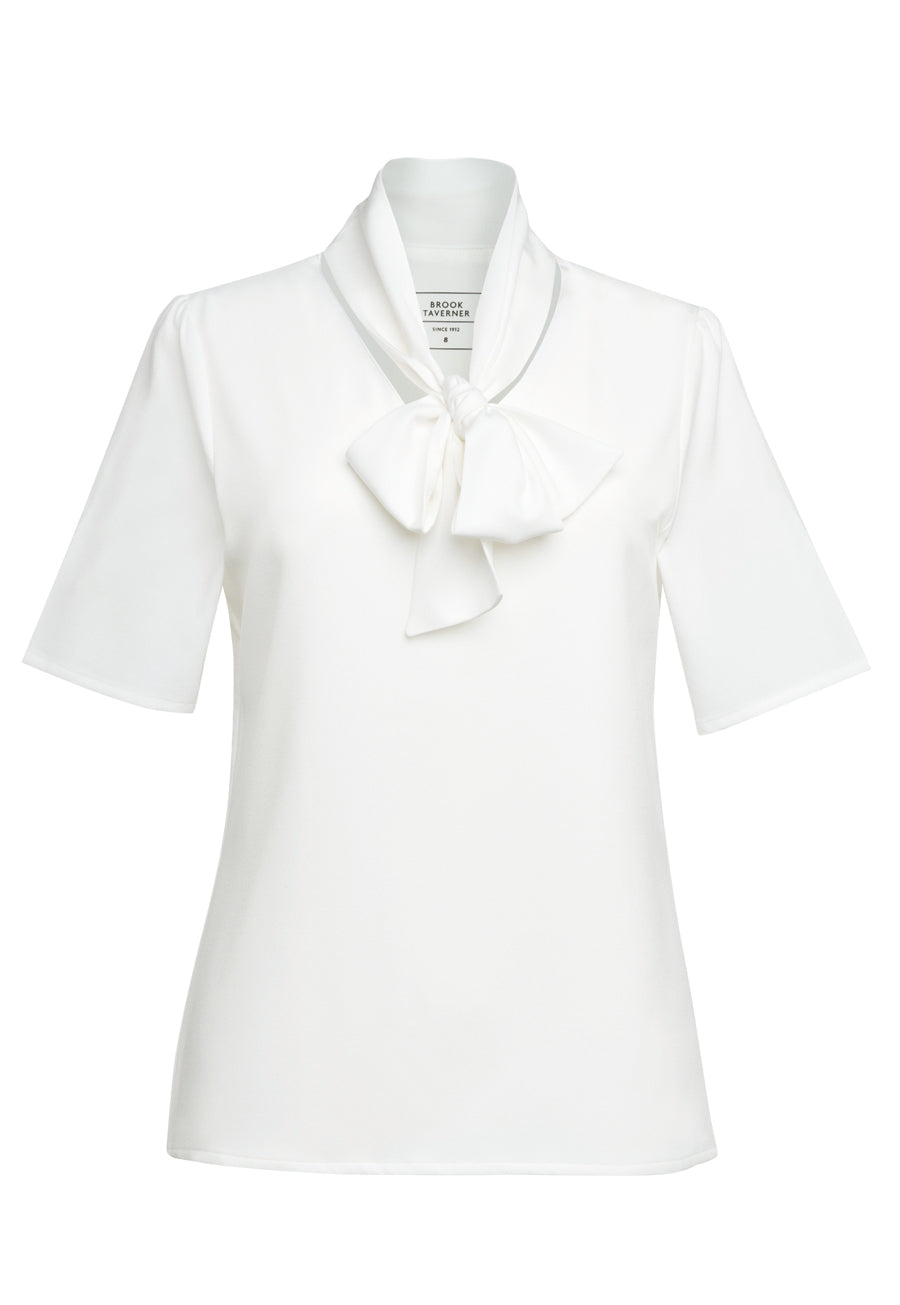 Brook Taverner Flavia Blouse in White, main product image