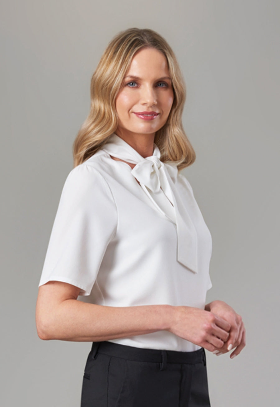 Brook Taverner Flavia Blouse in White, image 6