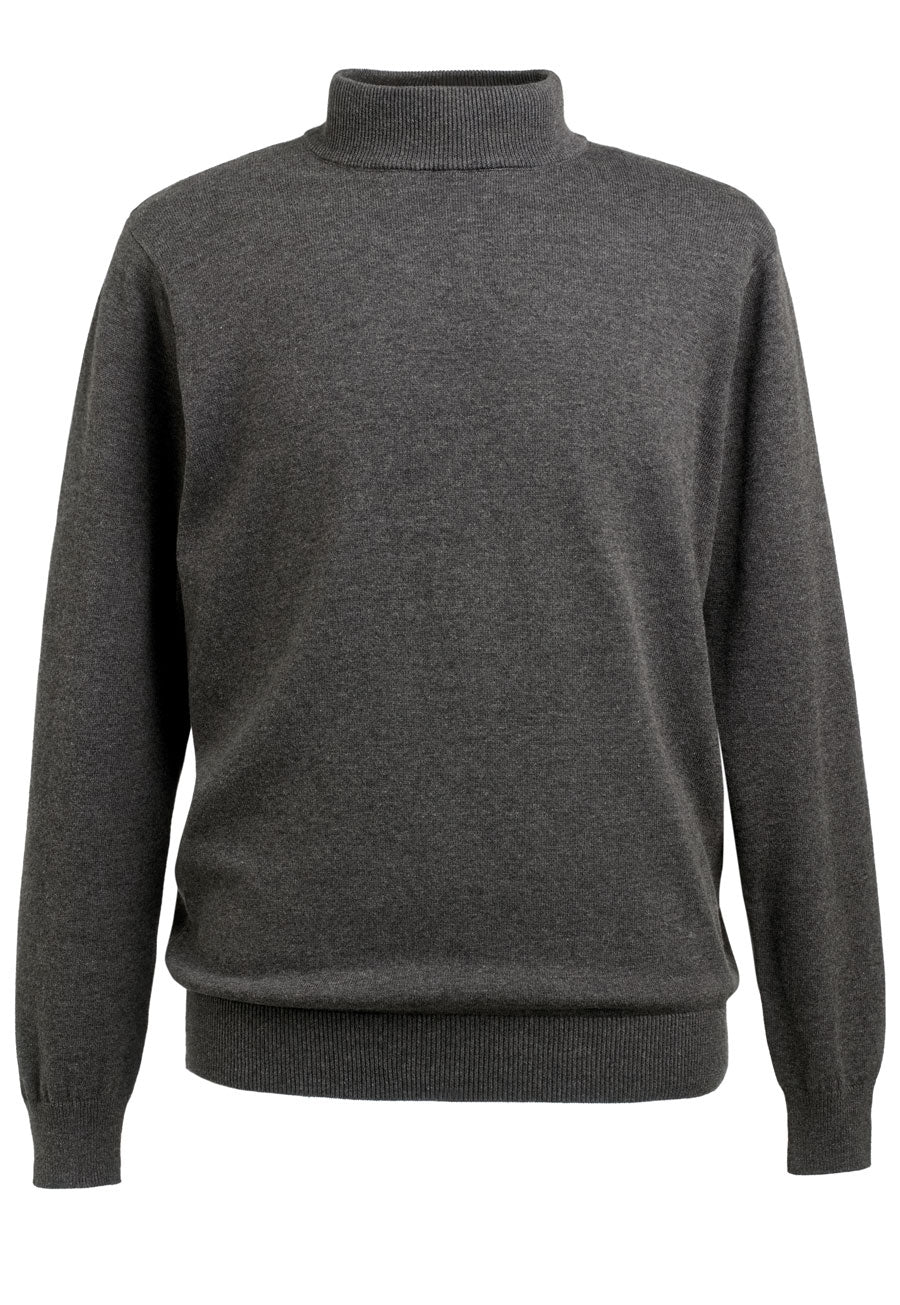 Brook Taverner Franklin Turtleneck Jumper in Charcoal, image 2