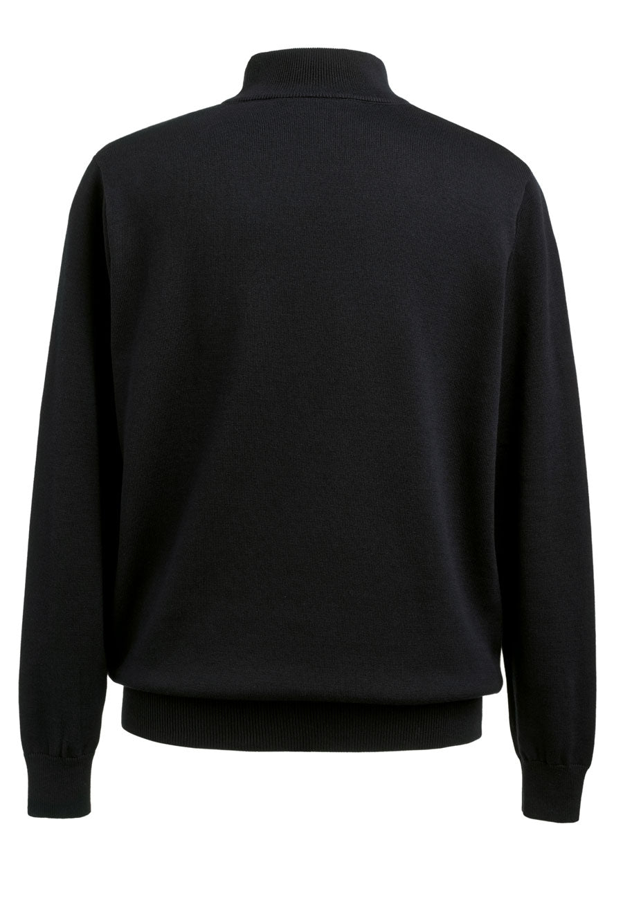 Brook Taverner Franklin Turtleneck Jumper in Black, image 4