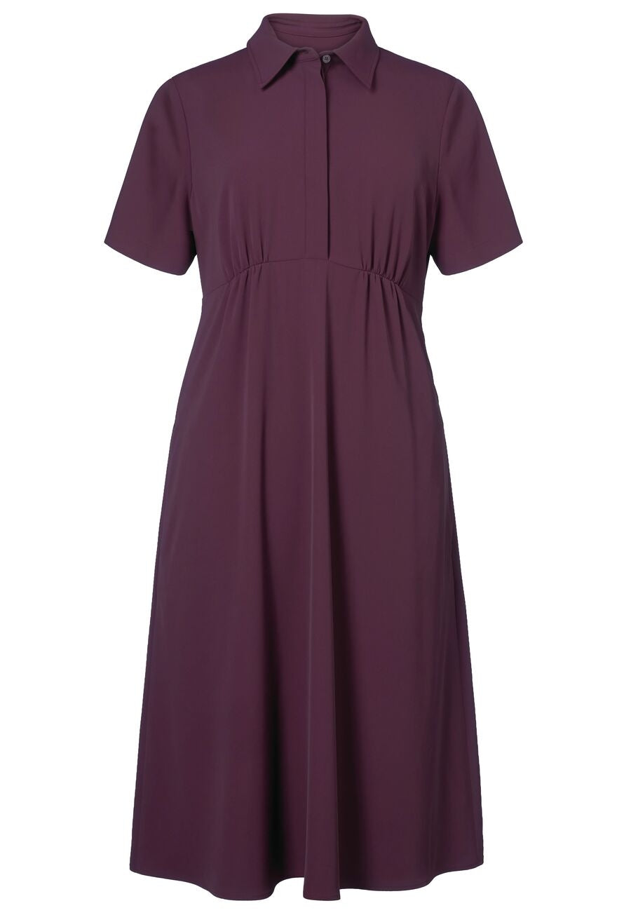 Brook Taverner Gemini Shirt Dress in Burgundy, main product image