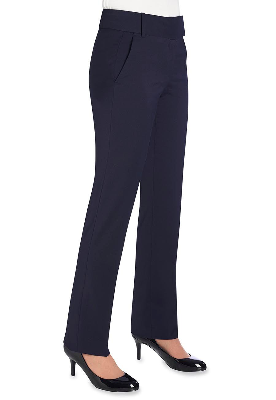 Brook Taverner Genoa Trouser in Navy, main product image