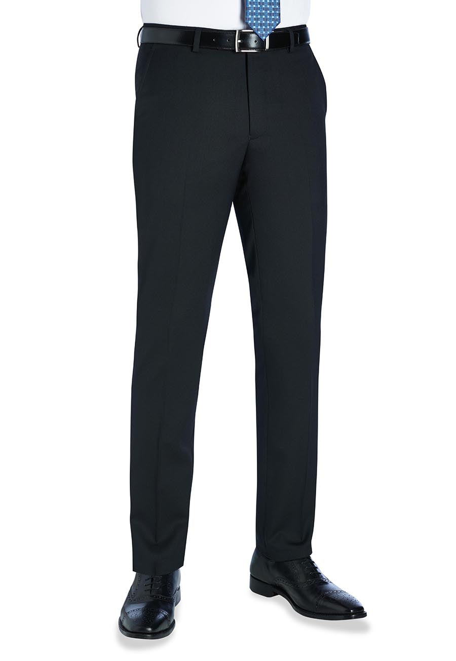 Brook Taverner Holbeck Trouser in Black, image 3