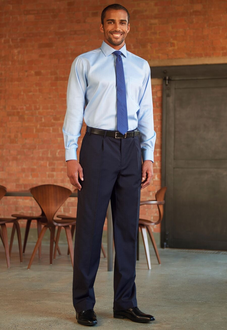 Brook Taverner Imola Trouser in Navy, image 2