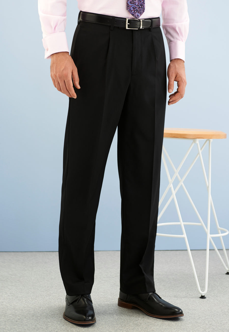 Brook Taverner Langham Trouser in Navy, image 4