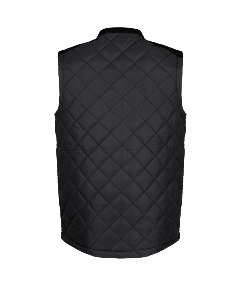 Regatta Professional - Men's Moreton Quilted Bodywarmer Black back view