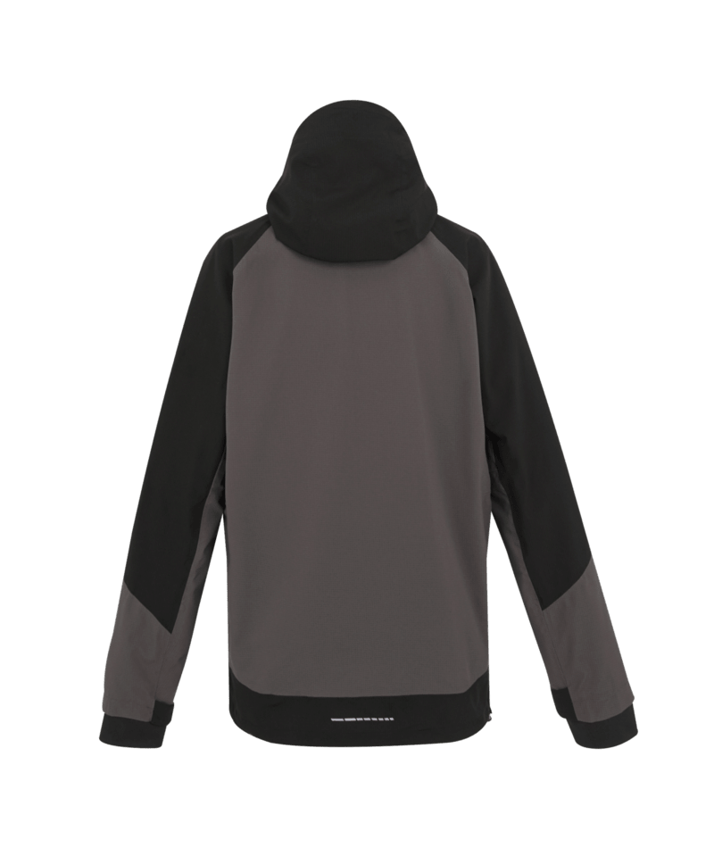 Regatta Professional TRW535 4TEX Stretch Waterproof Shell Jacket Slate grey/black back view