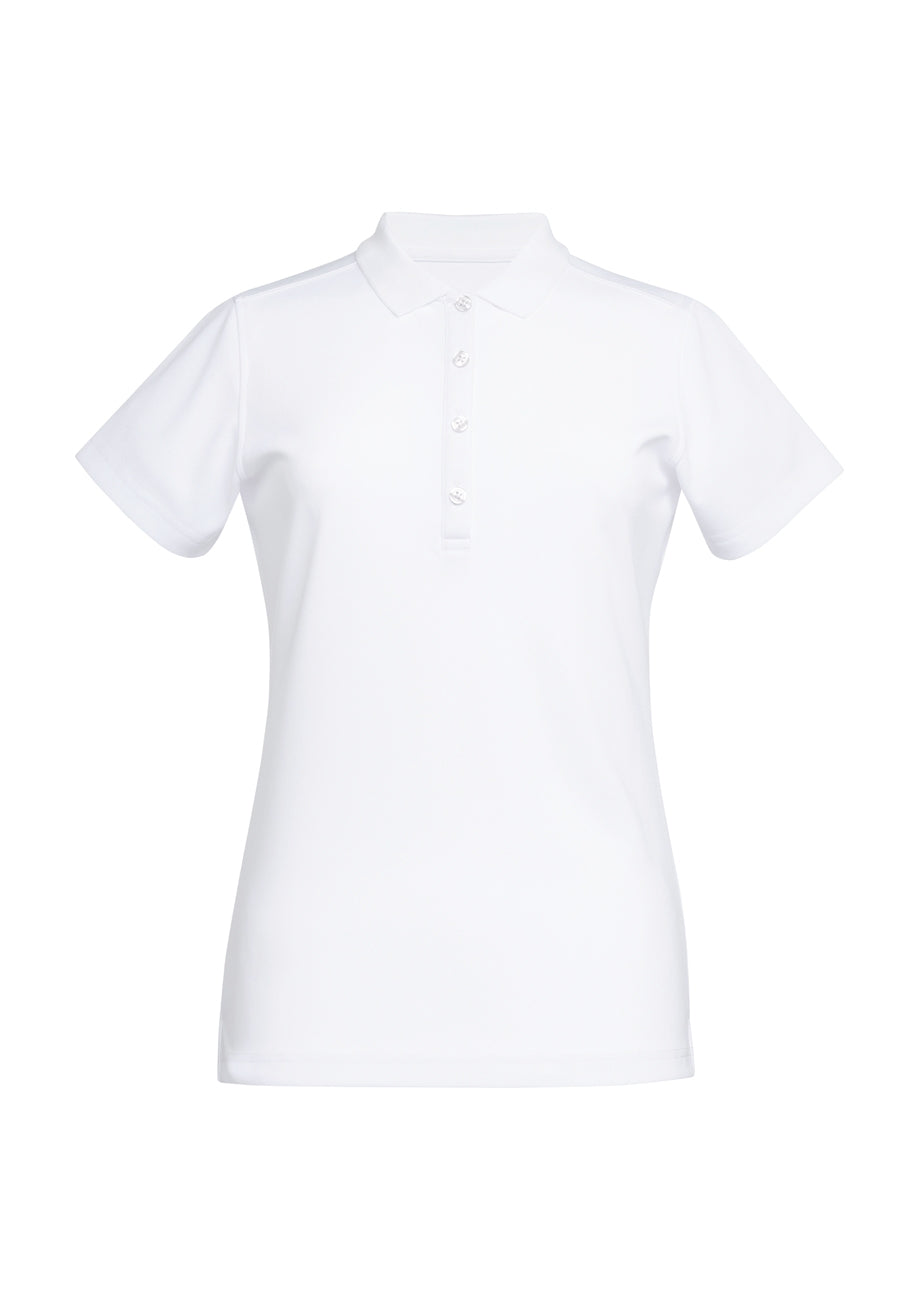 Brook Taverner Laurel Pro-Active Polo in White, main product image