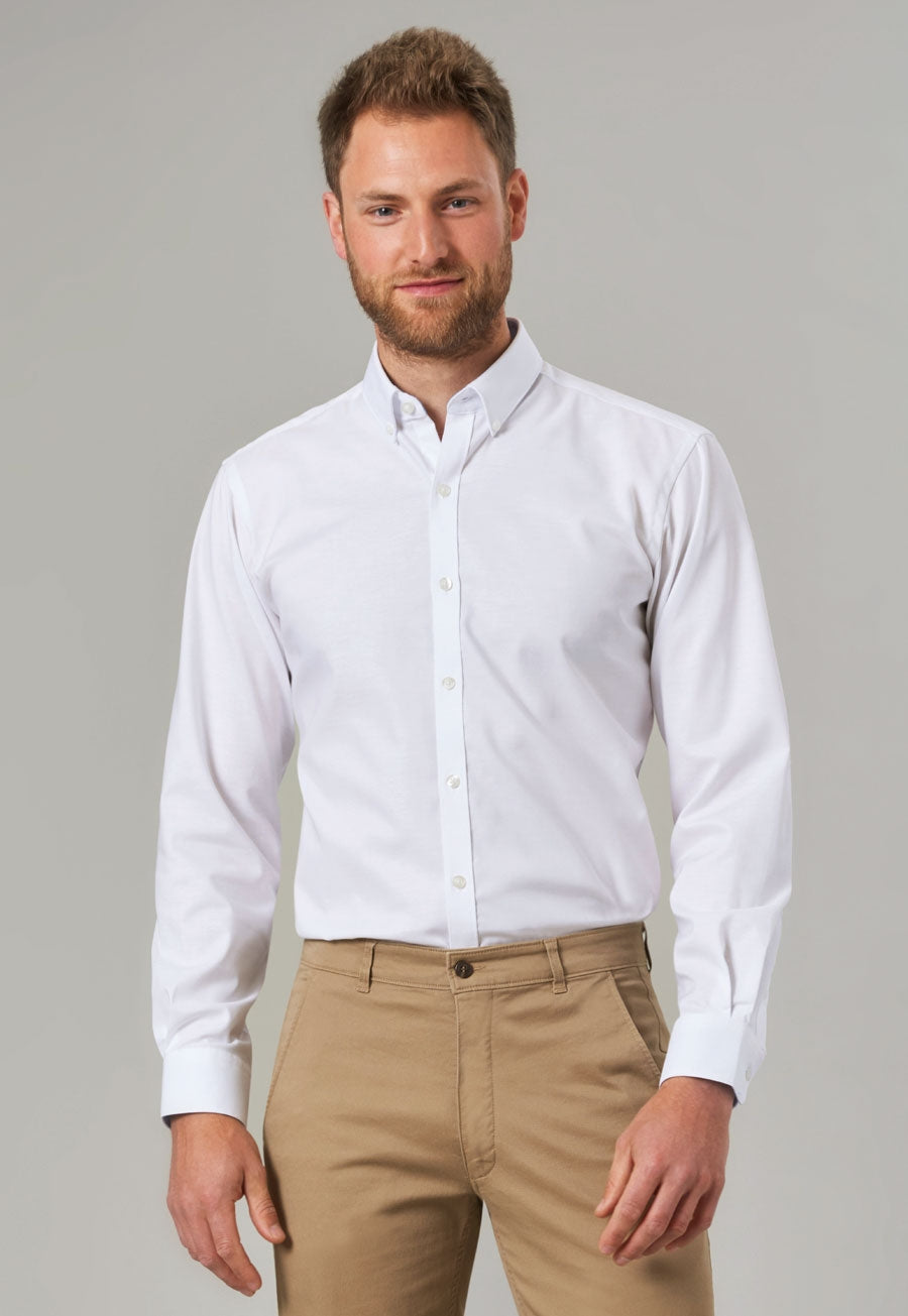 Brook Taverner Lawrence Shirt in White, image 10