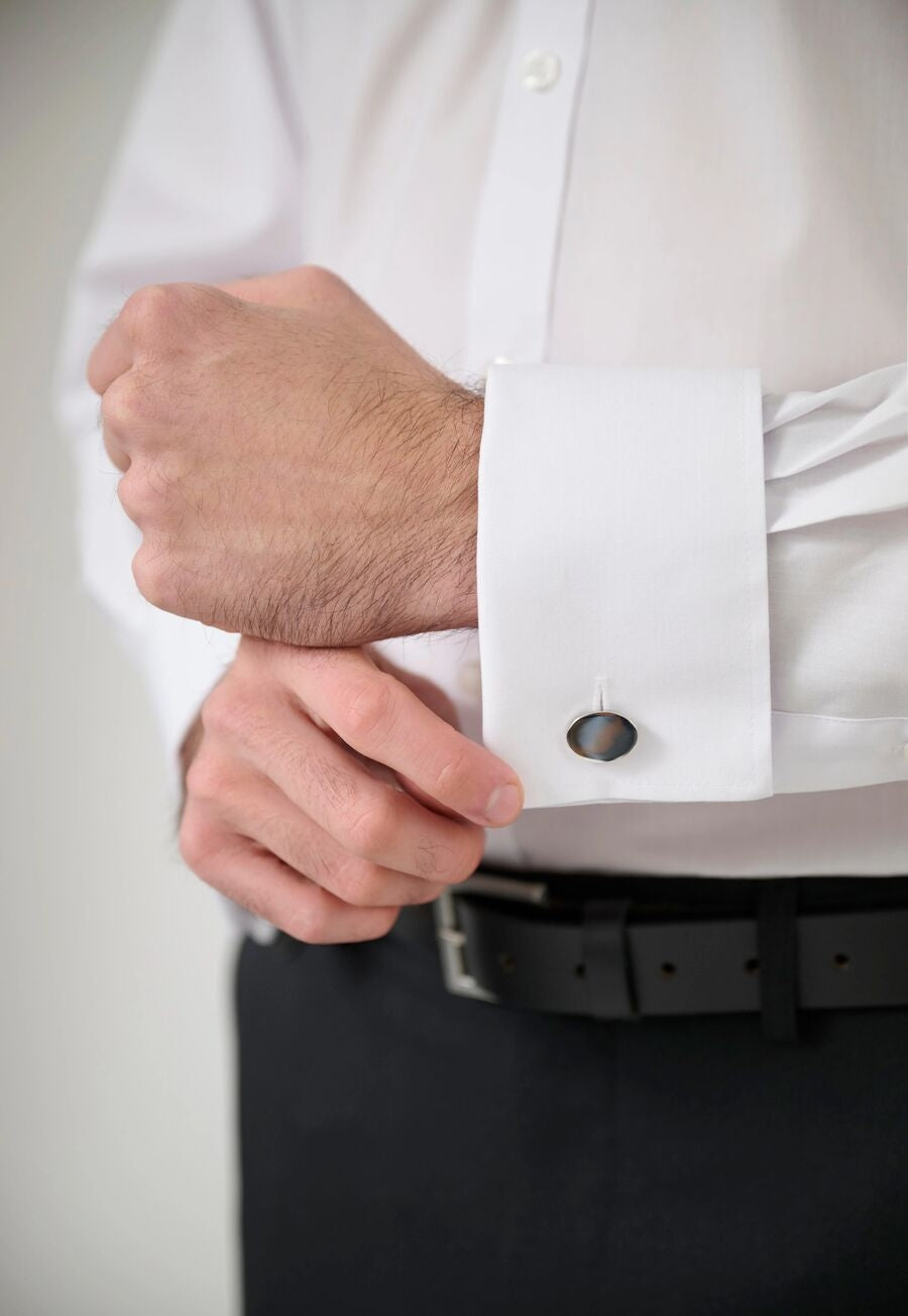Brook Taverner Lenno Shirt in White, image 4