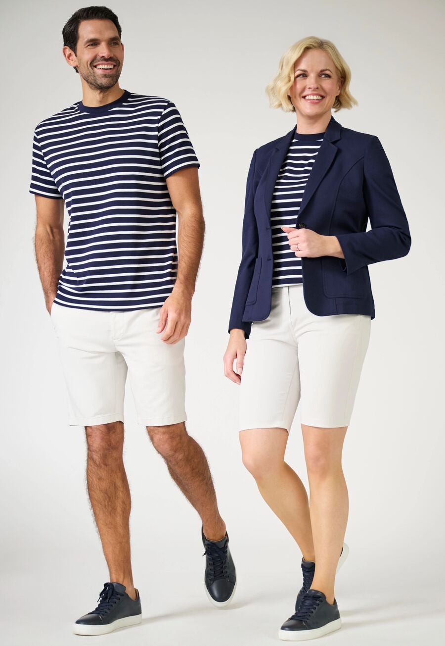 Brook Taverner Leo Chino Short in Stone, image 4