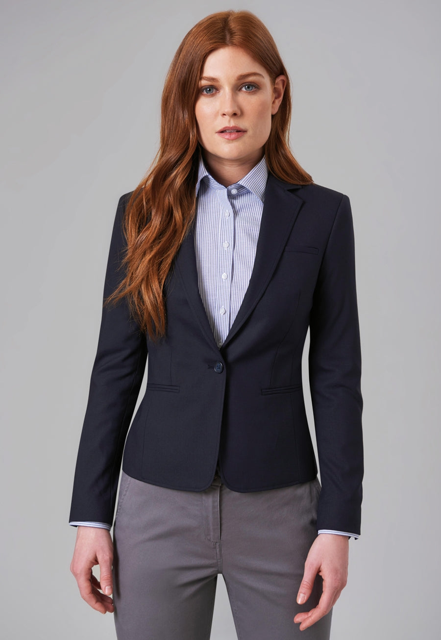 Brook Taverner Lille Jacket in Navy, image 5