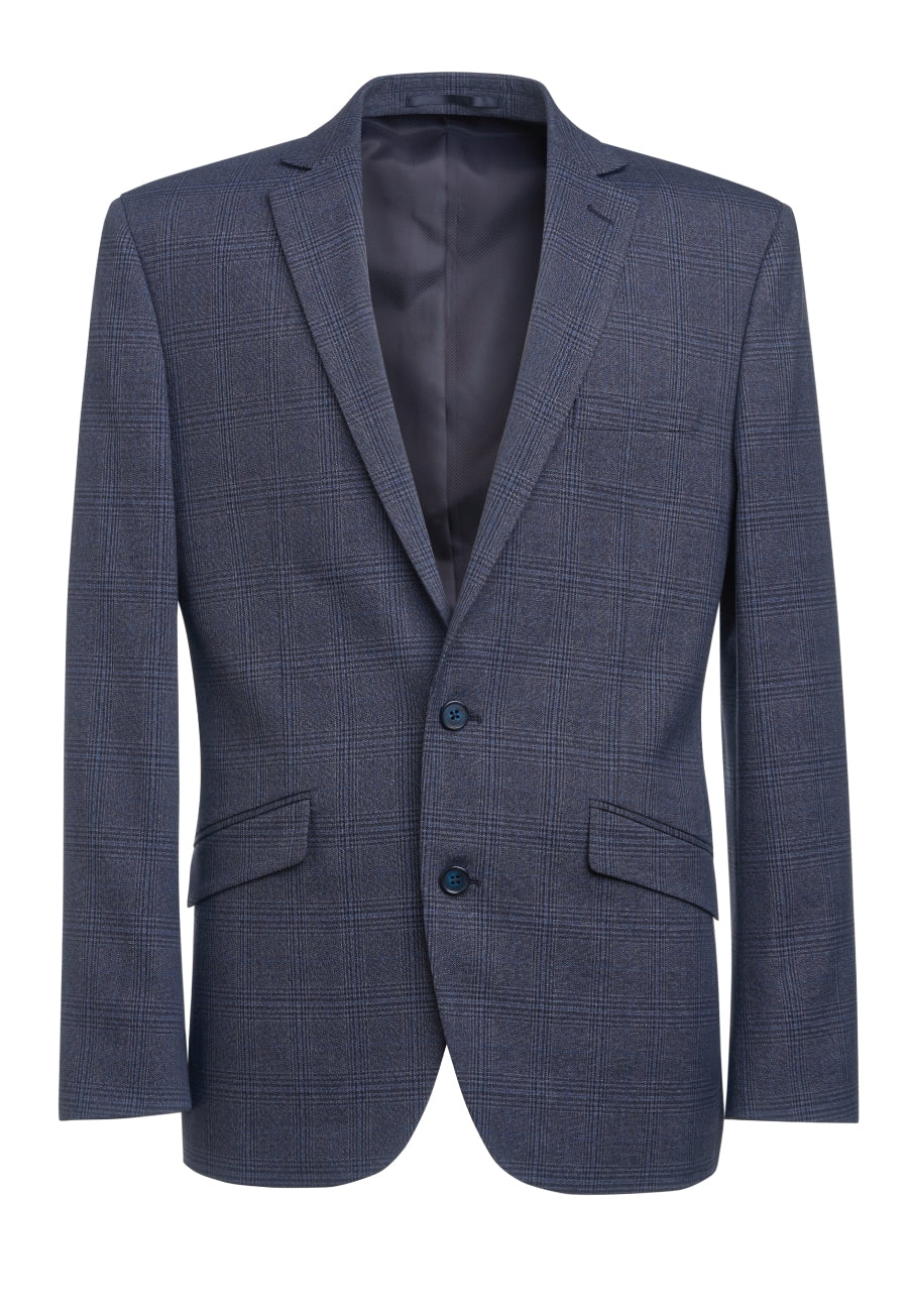 Brook Taverner Lucio Jacket in Navy Check, main product image