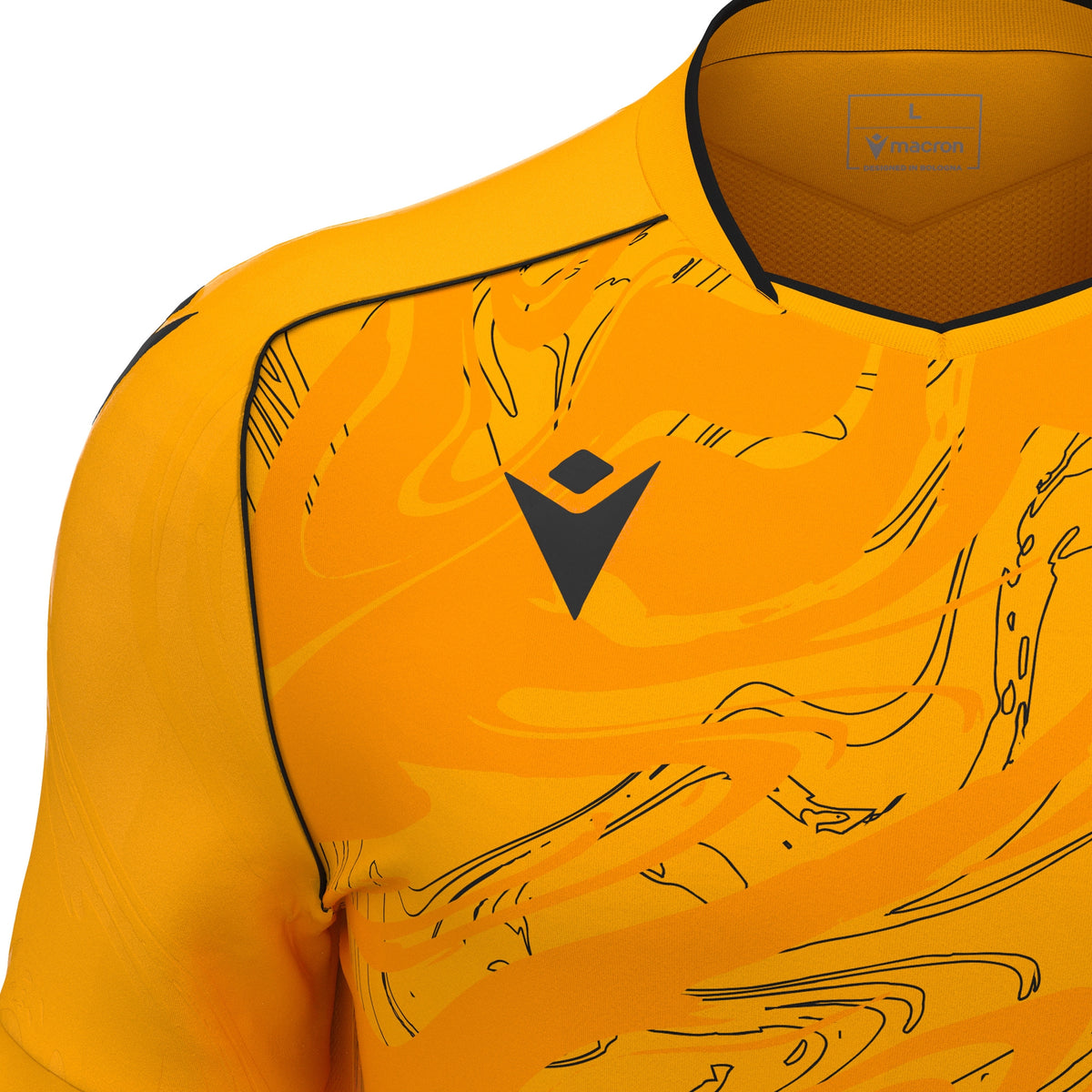 Macron Arcane Eco Shirt - Amber/Black