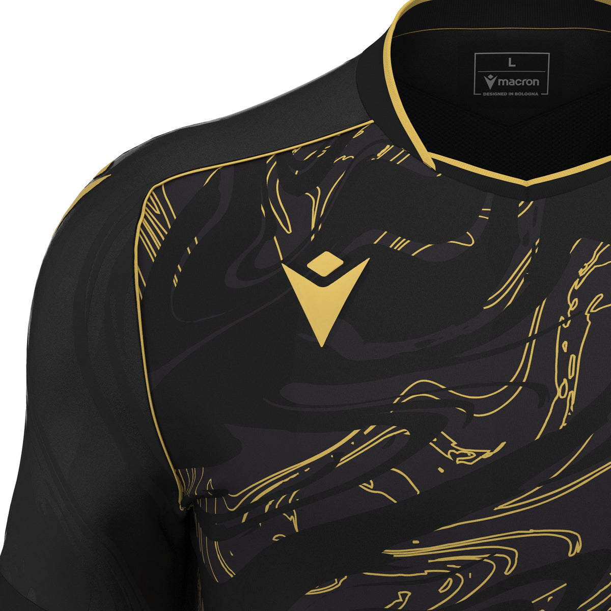 Macron Arcane Eco Shirt - Black/Gold
