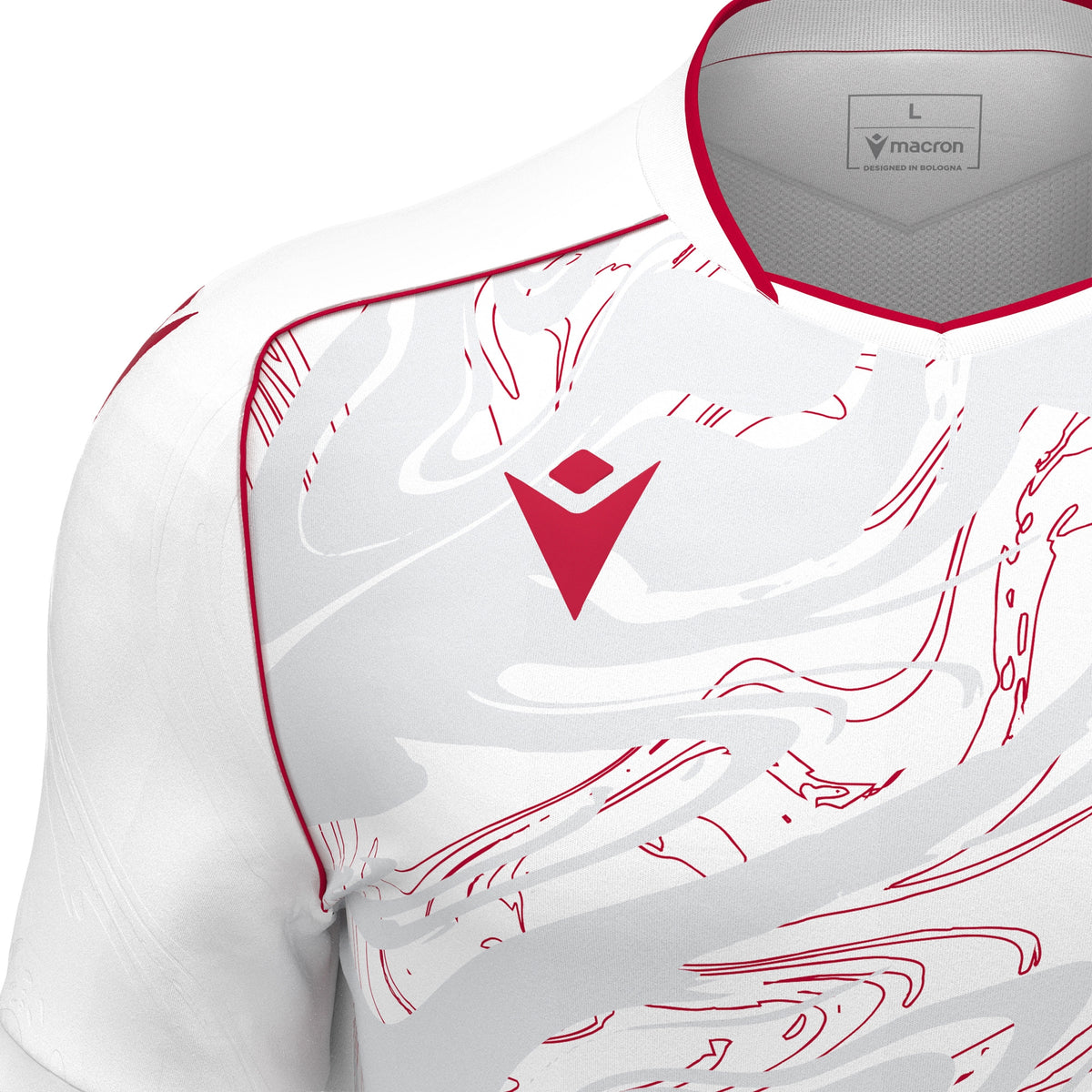 Macron Arcane Eco Shirt - White/Red