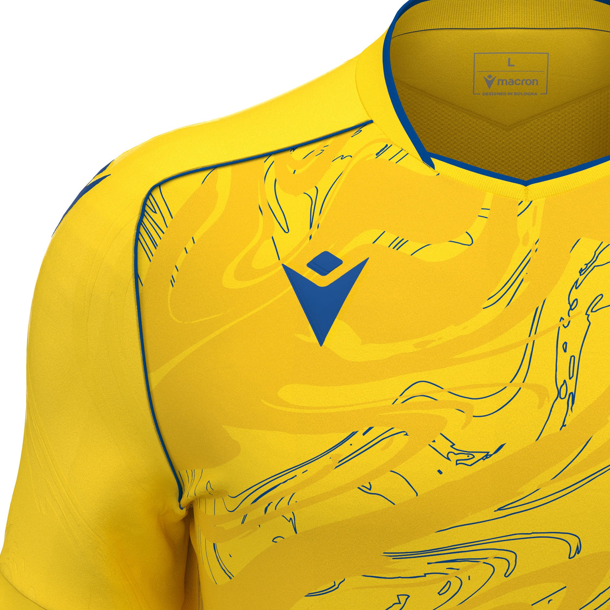 Macron Arcane Eco Shirt - Yellow/Royal Blue