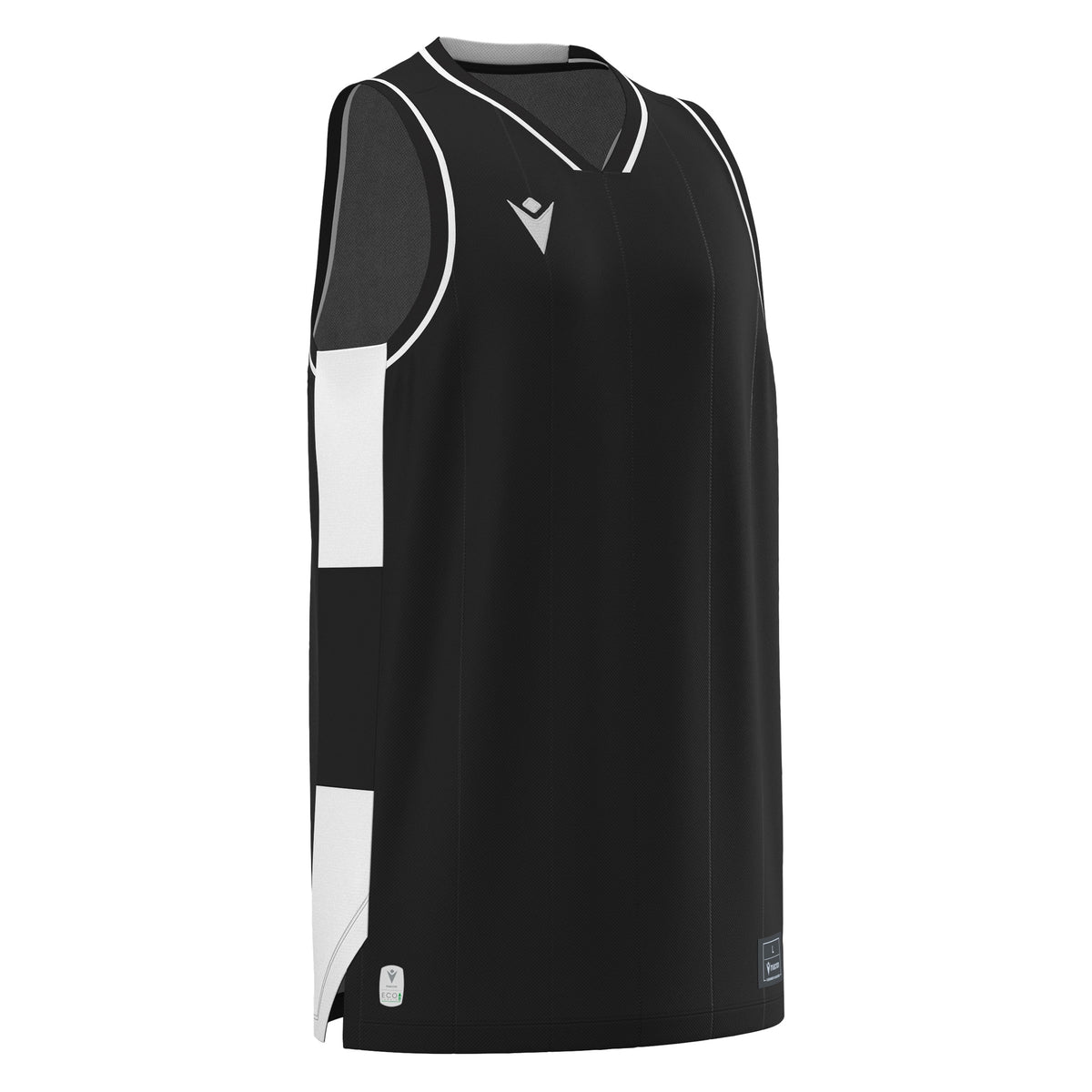 Macron Carbon Eco Basketball Shirt - Black