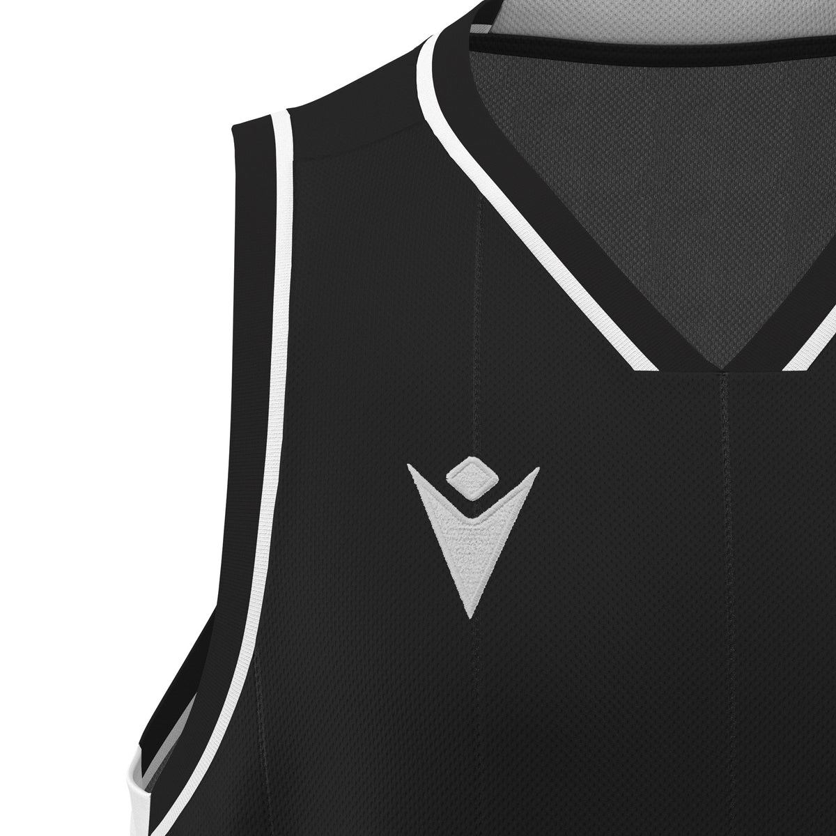 Macron Carbon Eco Basketball Shirt - Black