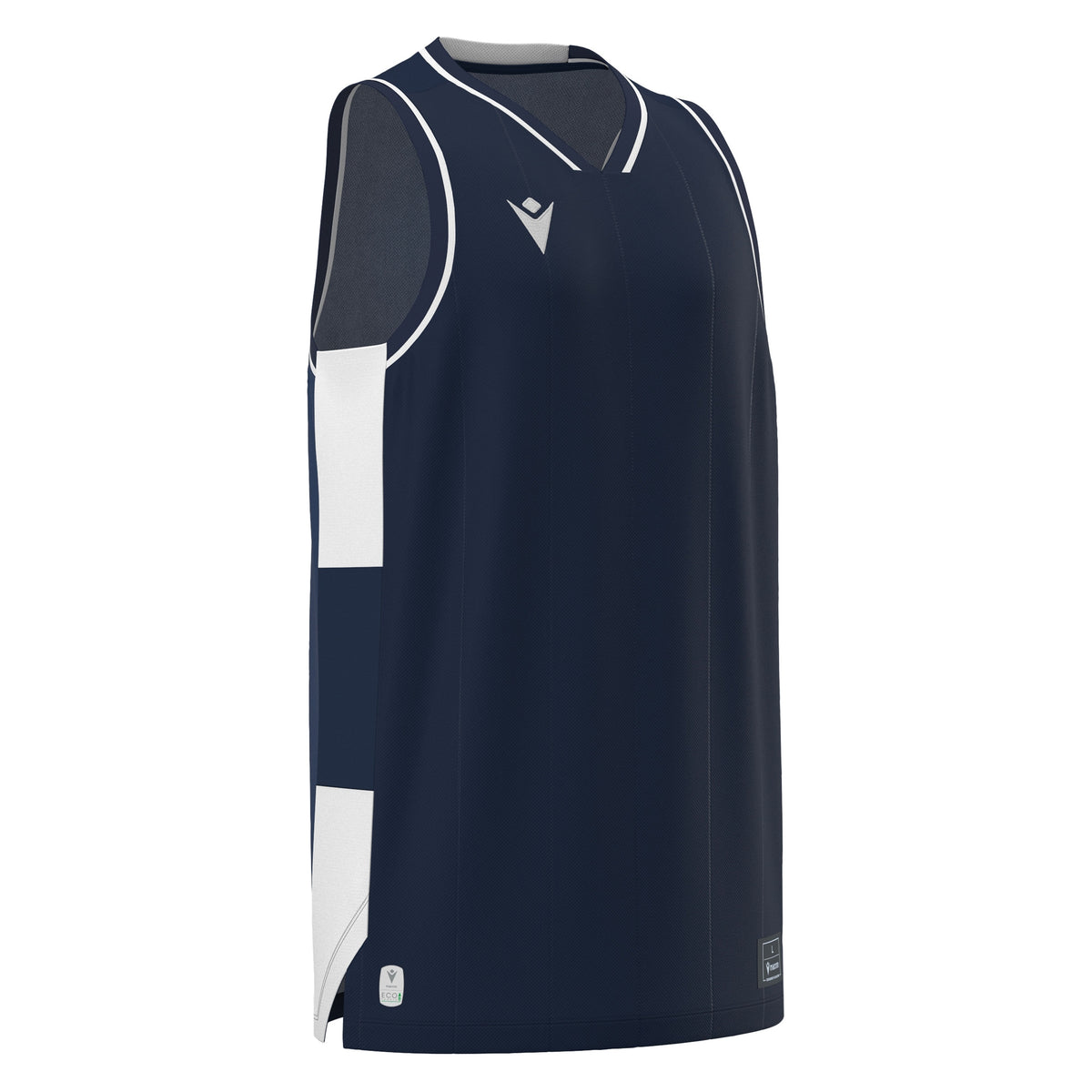 Macron Carbon Eco Basketball Shirt - Navy